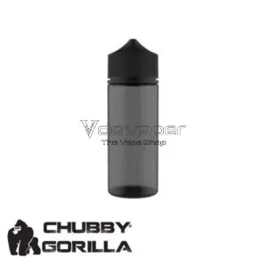 Bote Chubby Vacio Pet Negro 120ml
