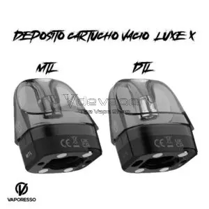 Deposito Cartucho Vacio Luxe X Pod 5ml - Vaporesso