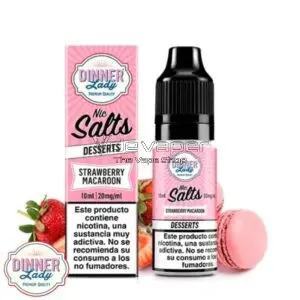 Strawberry Macaroon Sales 10ml - Dinner Lady Salts