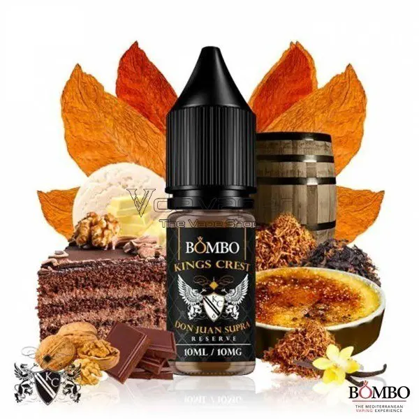 Don Juan Supra Reserve Sales 10ml - Kings Crest & Bombo Nic Salts