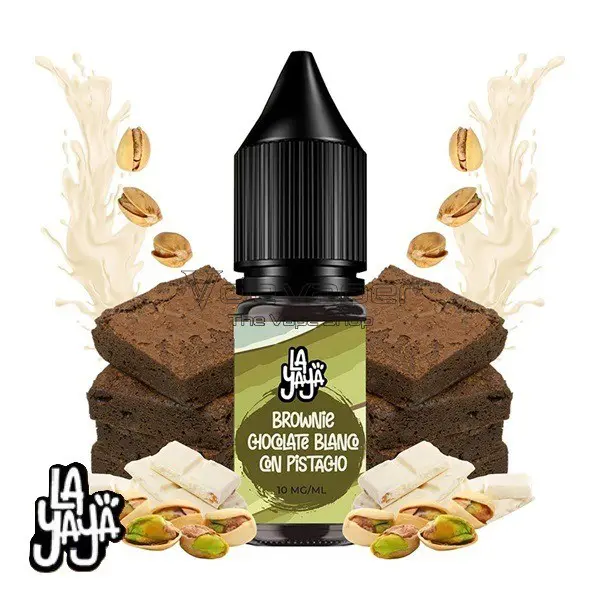 Brownie Chocolate Blanco Con Pistacho Sales 10ml - La Yaya By Bombo