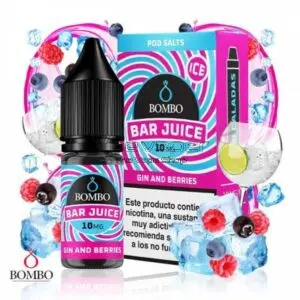 Gin & Berries ICE Sales 10ml - Bar Juice Bombo Pod Salts