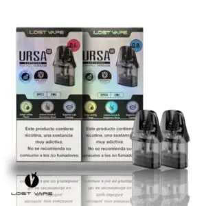 Cartucho Lost Vape Ursa Nano V2 con rellenado lateral y sistema antifugas