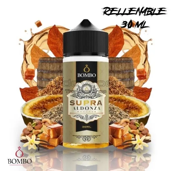 Aroma Concentrado 30ml Supra Aldonza Reserve 120ml Longfill - Bombo Longfill