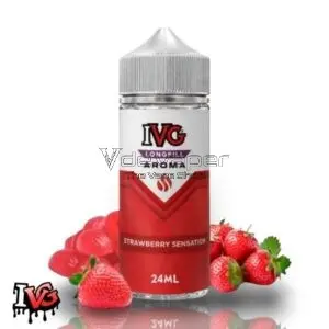 Strawberry Sensation IVG aroma longfill fresa dulce con toque refrescante de hielo