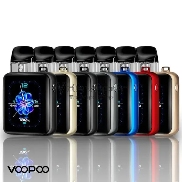 Voopoo Argus P3 vista frontal con pantalla y botón multifunción