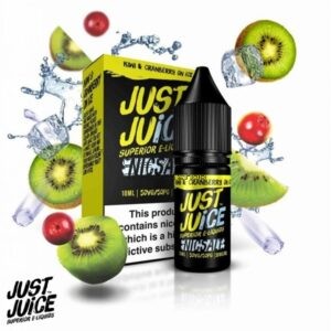 Kiwi & Cranberry On Ice Sales 10ml - Just Juice Salts
