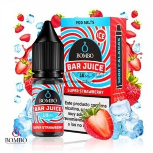 Super Strawberry ICE Sales 10ml - Bar Juice Bombo Pod Salts