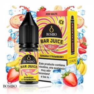 Banana Strawberry ICE Sales 10ml - Bar Juice Bombo Pod Salts
