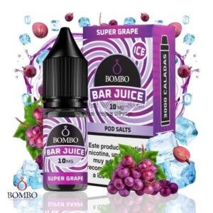 Super Grape ICE Sales 10ml - Bar Juice Bombo Pod Salts